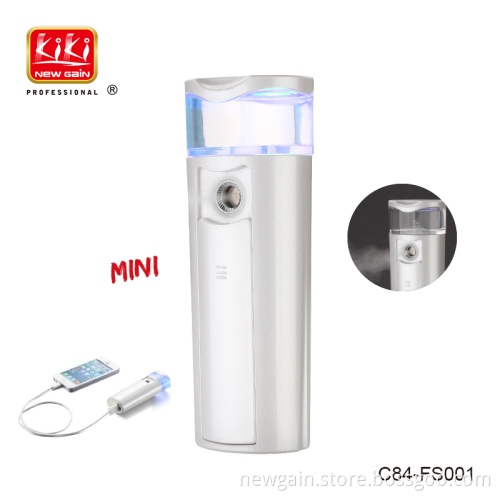 Nano Facial Steamer Sprayer Beauty Power Bank USB Mobile Charger Cell Phone